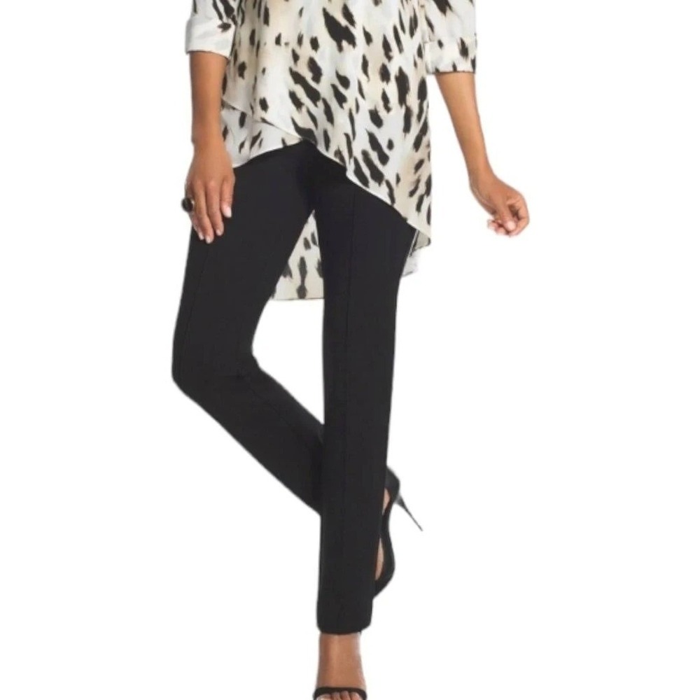Chico's The Refined Lindy Side Zip Pants Size 2.5 Short‎